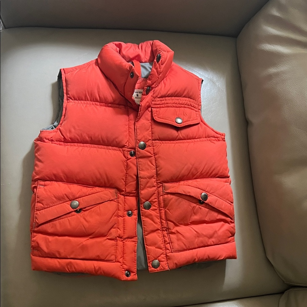 Lands' End Vibrant Orange Kids Vest